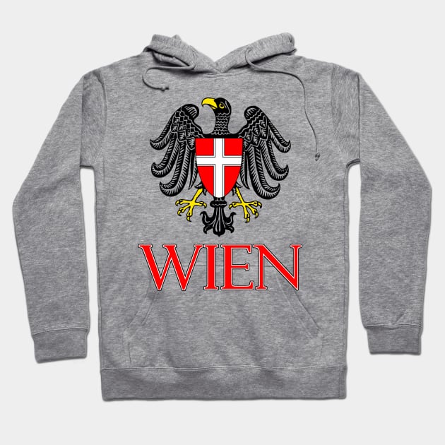 Wien (Vienna), Austria - Coat of Arms Design Hoodie by Naves